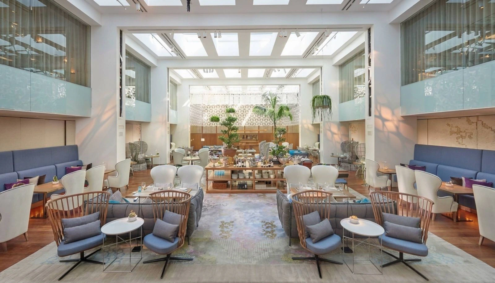 The skylit restaurant reference photograph